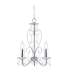 ILAJP Colgante Candelabro 3 luzes acabamento cromado modelo