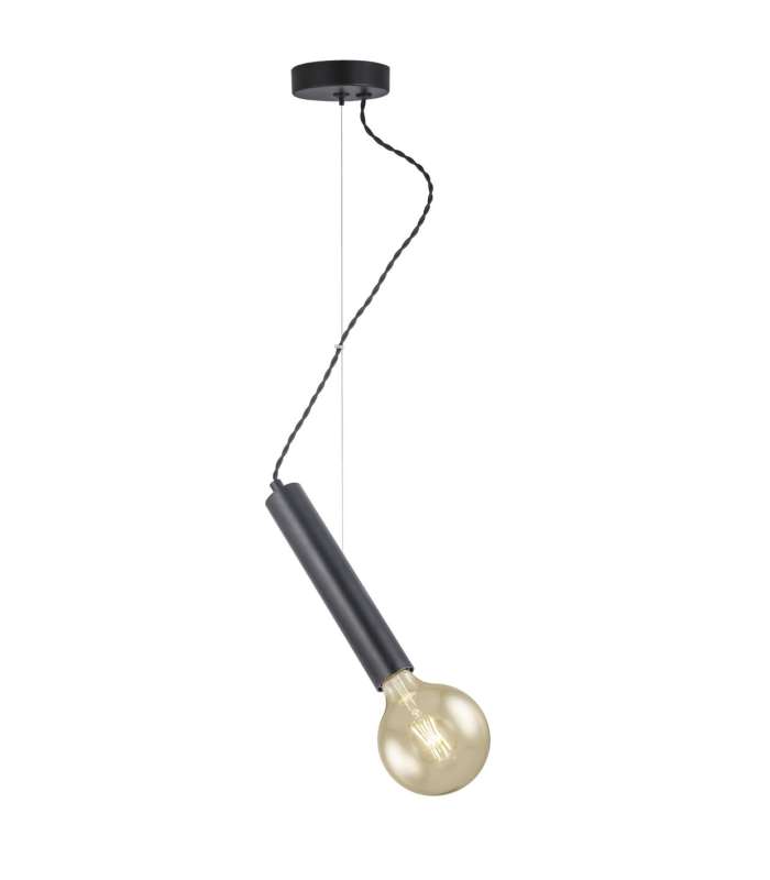 Pendant model Cristian black finish 60 cm (height) 5 cm (width)