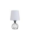 Lampe de table Hilda en finition noire 26 cm(hauteur)13 cm(largeur)13 cm(longueur)