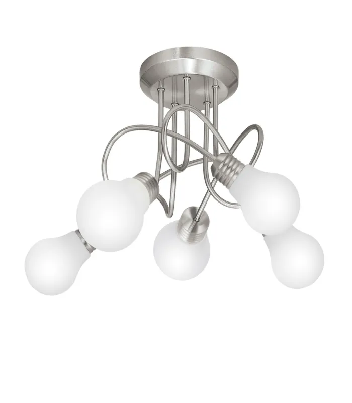 Plafón Melisa 5 luces, diseño moderno y elegante