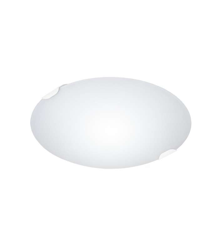 PLAFON CEILIN REDONDO BLANCO 2 X 60W E-27 -  30CM - Imagen 1