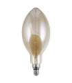 Ampoule LED Dison XL 8W finition ambre 34 cm(hauteur)14 cm(largeur)14 cm(longueur)