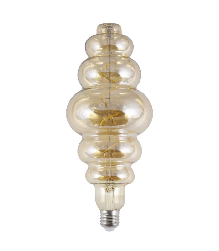 Bombilla LED vintage ámbar E-27 8W 760LM 3000K