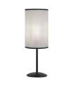 Cilandro mink finish table lamp 43 cm (height) 15 cm (width) 15 cm (depth).