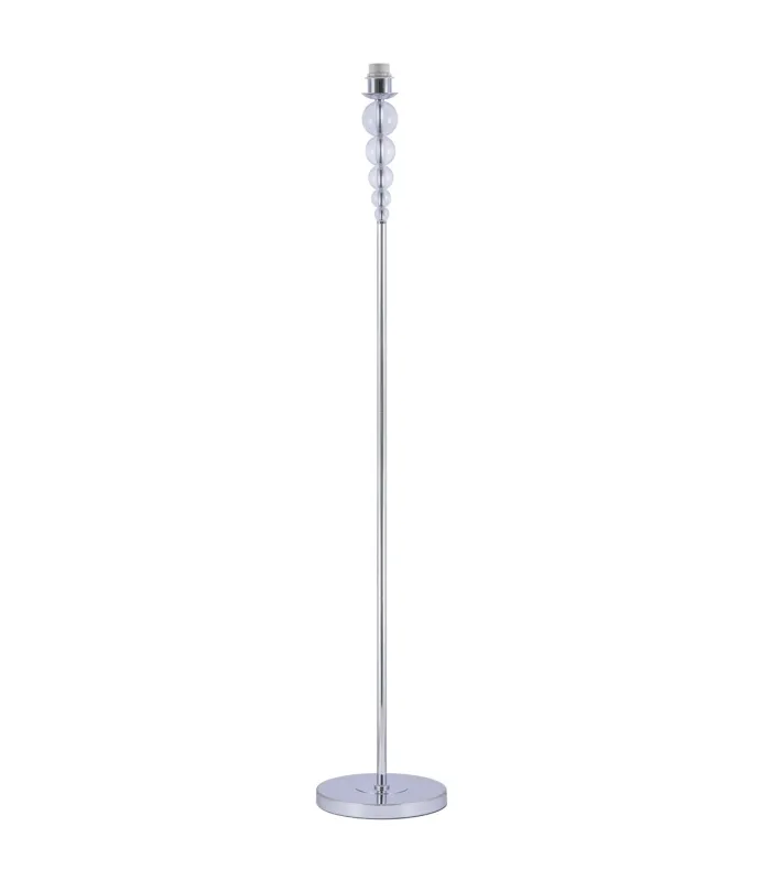 Pie de salón Versalles cromo y metacrilato 140 cm