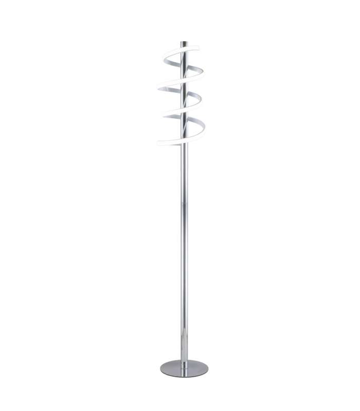 Moeb led floor lamp chrome finish 141 cm(height) 22 cm(width)