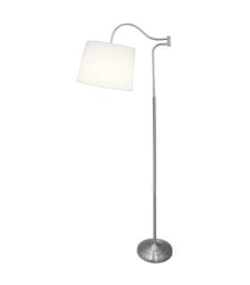 Floor lamp model Sanluri satin nickel finish 156 cm(height)33