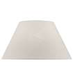Cone lampshade in beige linen finish 23 cm (height) 40 cm (width).