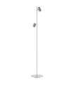 Lámpara de pie Bolzano acabado niquel satinado 150 cm(alto) 20 cm(ancho) 20 cm (fondo)