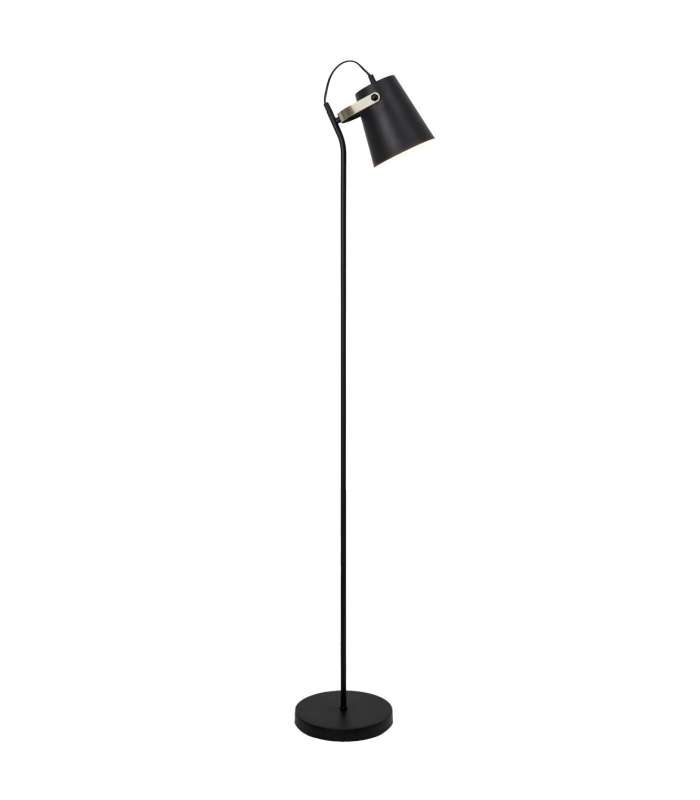 Lupen foot lamp: elegância e estilo no acabamento preto.