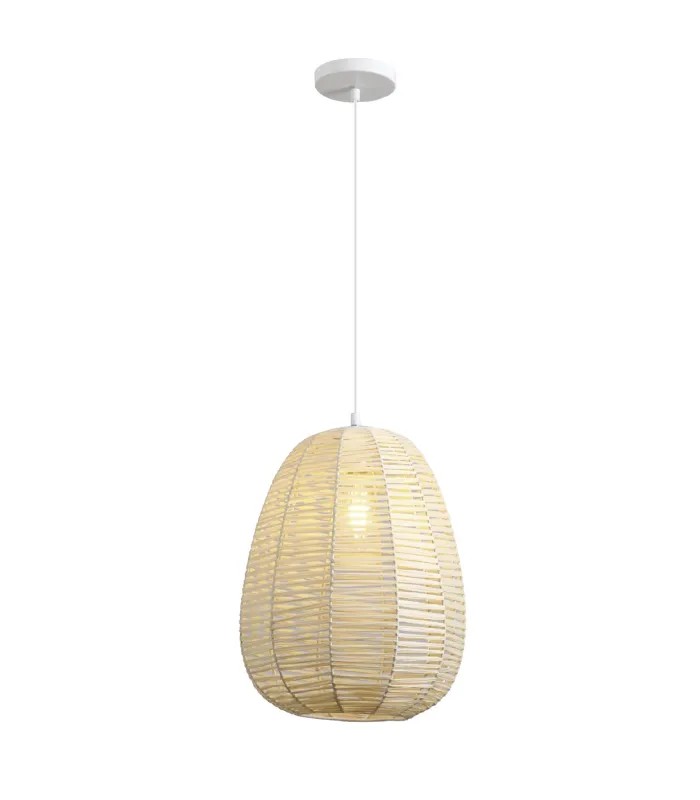 Colgante Opra rattan natural 50 cm, beige