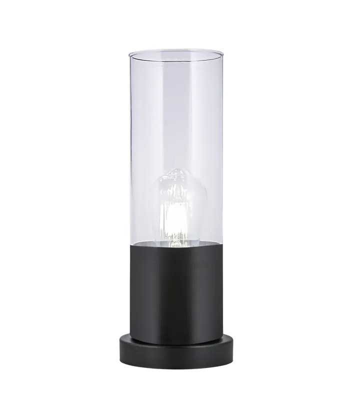 Sobremesa Derek negro 33cm, elegante y moderno