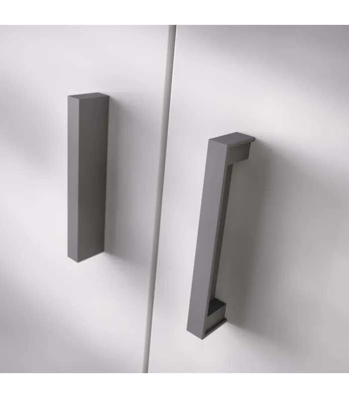 Armario multiusos Diego 2 puertas blanco 78x190x35 cm
