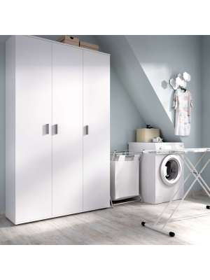 Armario multiusos Luna blanco 3 puertas 116x190 cm