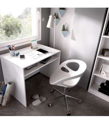 Mesa de despacho Mengibar artic acabado blanco 75 cm(alto)79 cm(ancho)50 cm(fondo)