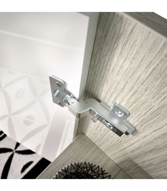 Armario bajo 2 puertas blancas, 79x96x40 cm