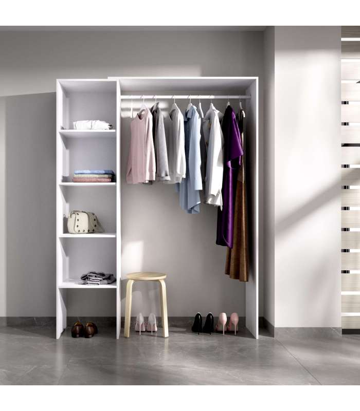 Dressing room Suit for bedroom 3 shelves.