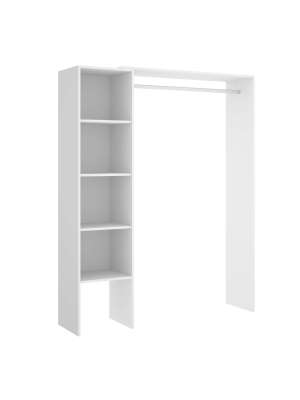 Dresser Siles branco, 3 telhas, 187x140x40 cm