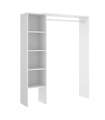 Siles dresser para quarto 3 telhas branco finish 187 cm (alta)140 cm (largura)40 cm (back)