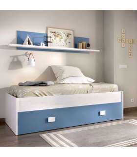 copy of Bed nest Noa 1 drawer and shelf various colors.
