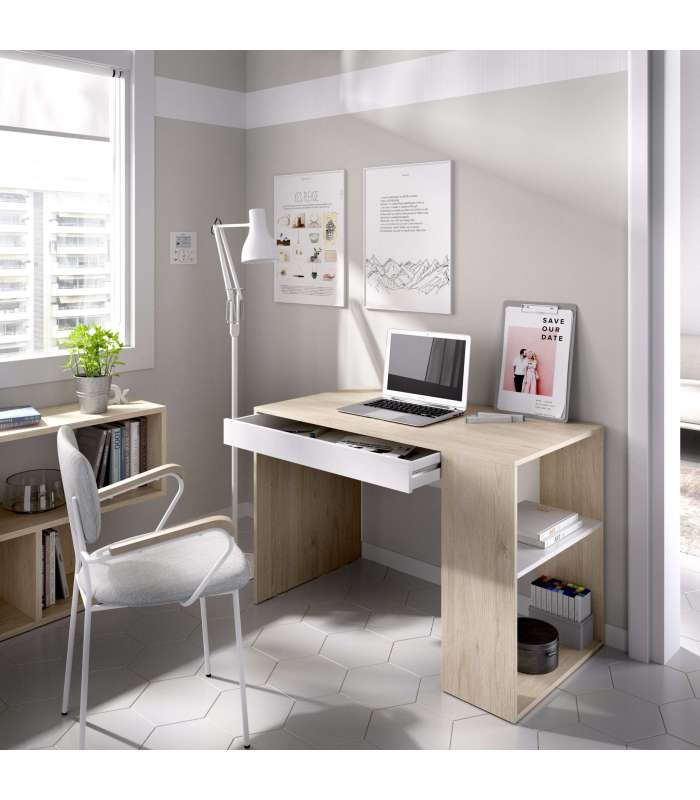 Teo desk with shelf and 1 drawer.