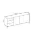 copy of Siena sideboard furniture 3 doors 1 drawer.