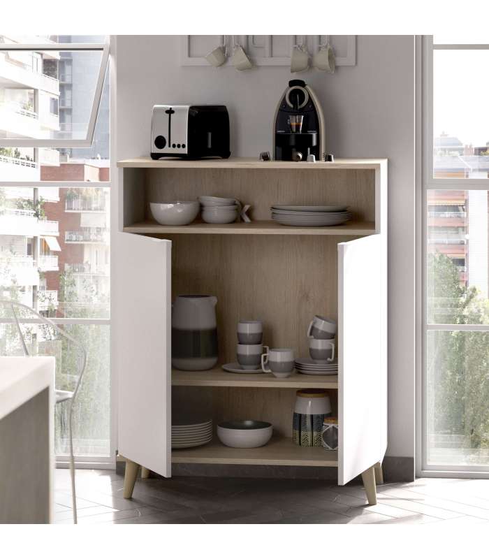 copy of Mueble auxiliar Wok 2 puertas 1 cajon y estantes