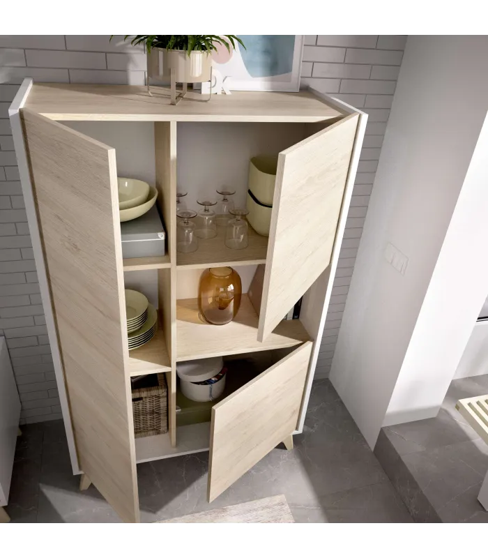 Ensemble de salon Cazalilla-5 Meuble TV et meuble haut 47-135