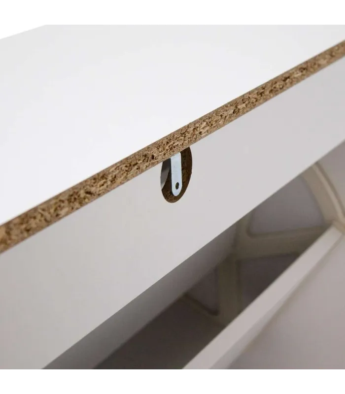 Armario Zapatero 3 trampones blanco 80cm