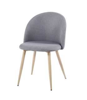 Pack de 4 sillas Md-Alamedilla tapizado en textil gris