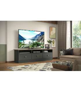 Mueble para televisión Md-Barbate en acabado gris 49cm(alto)