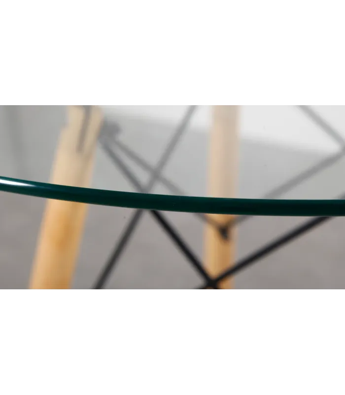 Mesa redonda Md-Velez blanca, 80cm de diámetro