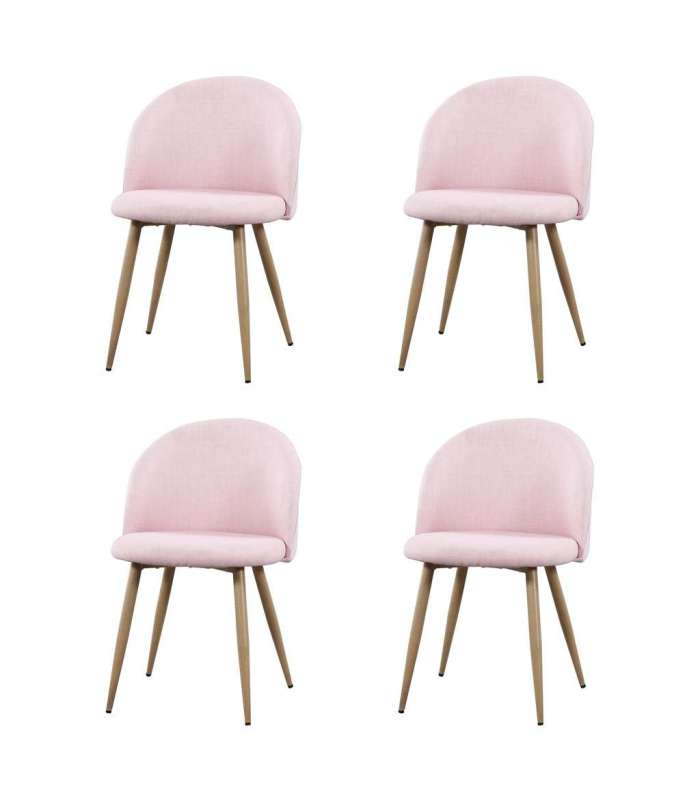 copy of Pack of 4 chairs in various colors.