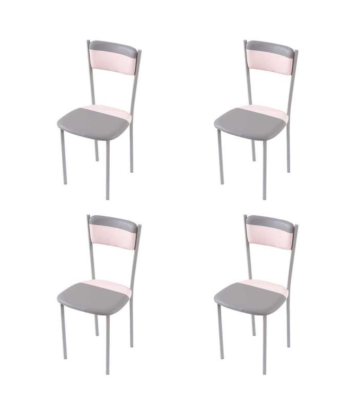 copy of Pack of 4 chairs in various colors.