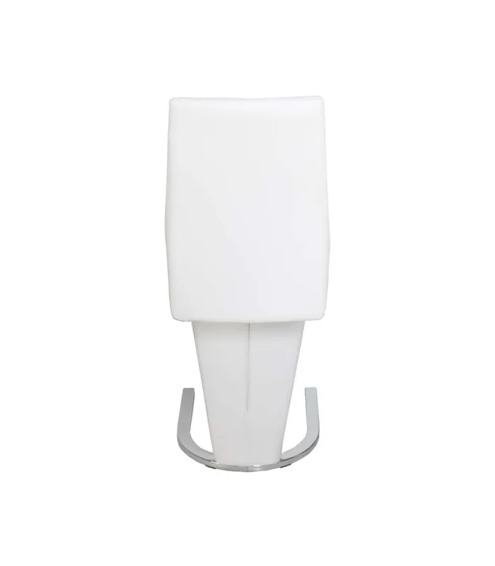 Pack de 2 sillas Unique tapizadas en PU blanco