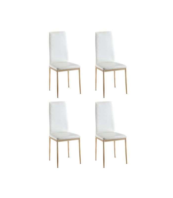 copy of Pack of 4 chairs in various colors.