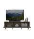 Mueble para televisión Md-Cabina en acabado gris 49cm(alto)