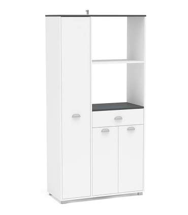 MUEBLE BUFFET Cocina en Blanco y Roble 