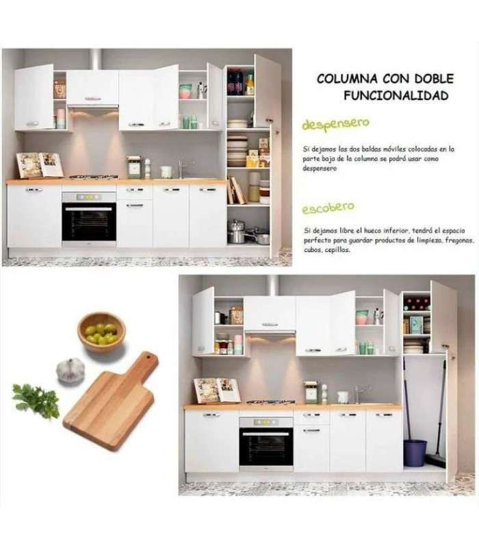 MD BLOCK Cocinas completas Cocina completa 3 metros(ancho)