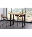 Tabela Top Bar loft carvalho nordish 100 cm (alto)120 cm (largura)70 cm (largo)