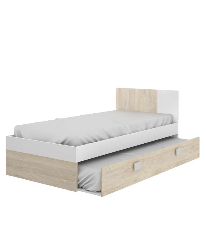 Cama con cajón de arrastre Santisteban 90 cm para dormitorio