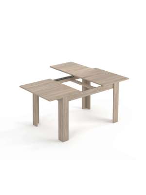 Mesa comedor extensible Paris en roble canadiense