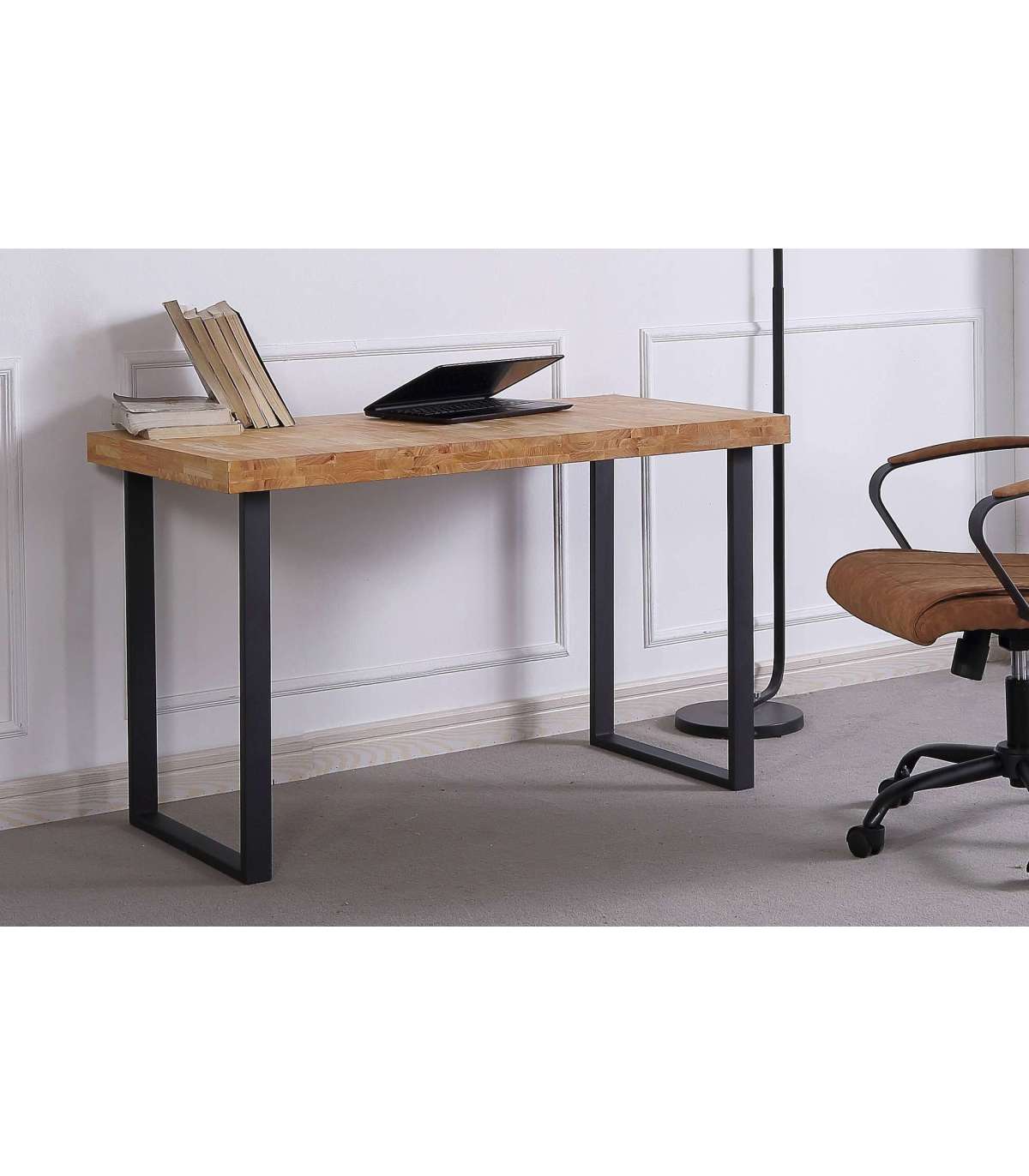 Mesa escritorio estilo industrial 200 x 60