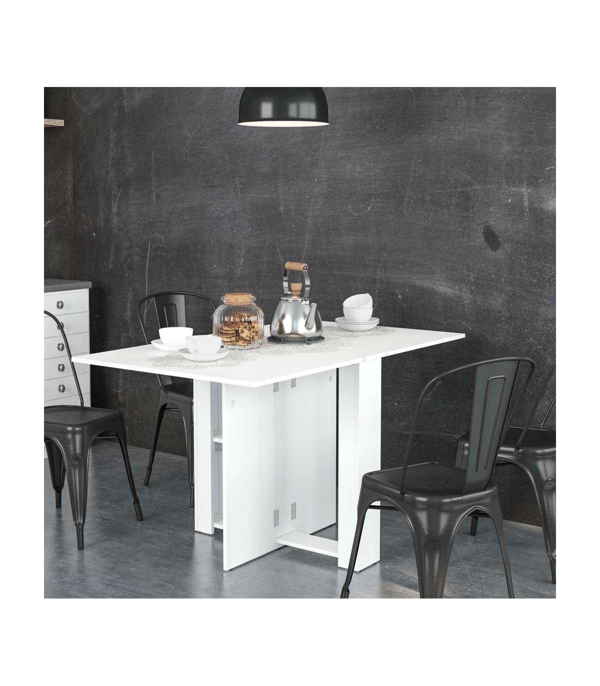 Mueble de pared para cocina, color blanco, ahorro de espacio, con 2  estantes, armario de pared para comedor, cocina, baño, aglomerado, 50 x 31  x 60 cm : : Hogar y cocina