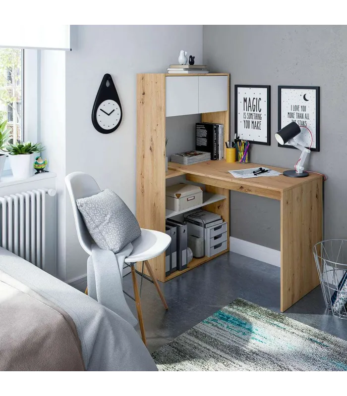 copy of Desk Fits with 2-door, 2-hole reversible buc.