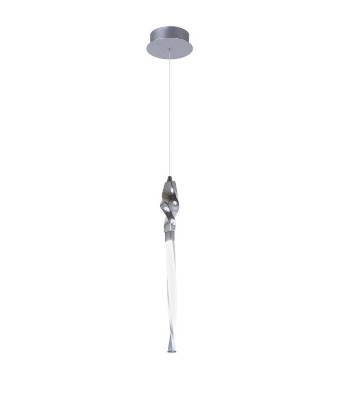 Elegância moderna: LED Chrome Modelo Pendant Mar para sua casa.