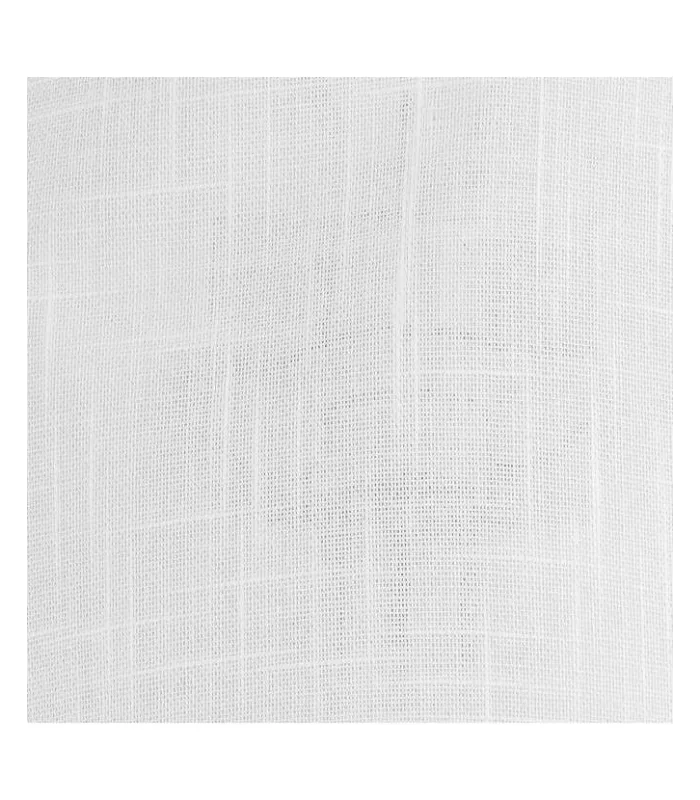 Sobremesa Dalia cromo 45 cm con pantalla blanca