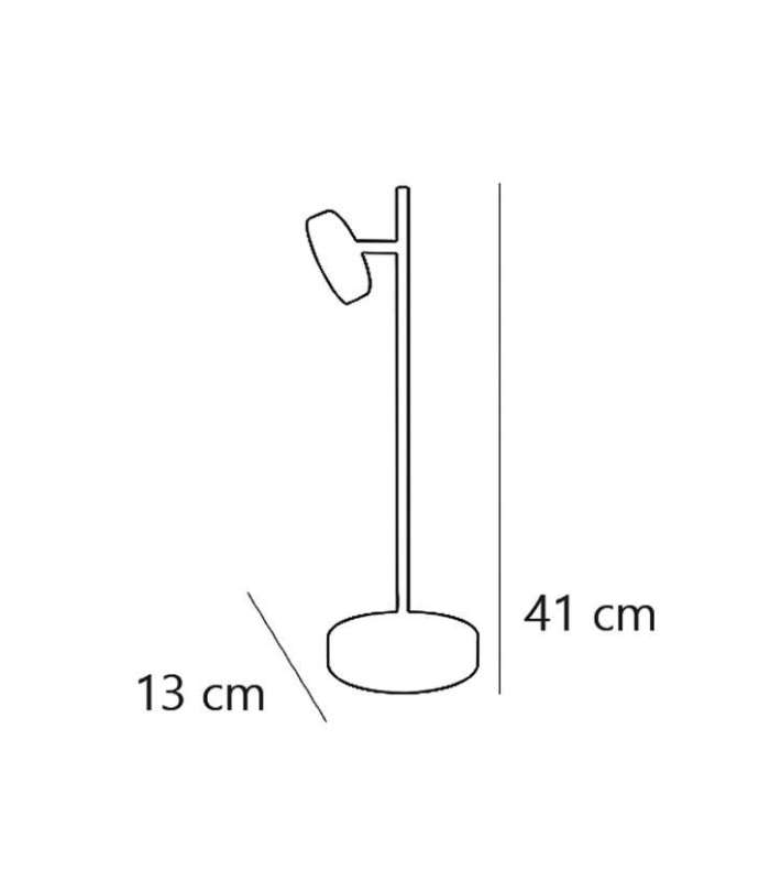 Sobremesa led Natal cromado.