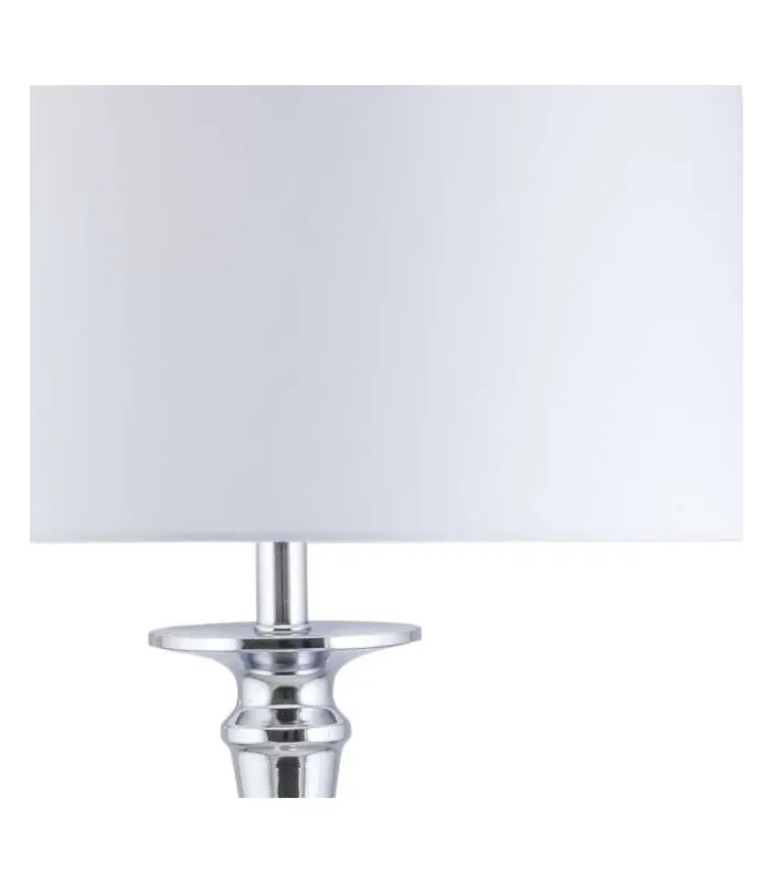 ILAJP Tampos de mesa RINCONERA TUDOR CROMO 1 X 60W E-27
