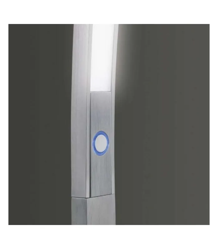 Lampadaire led modèle Aldo finition nickel satiné 146